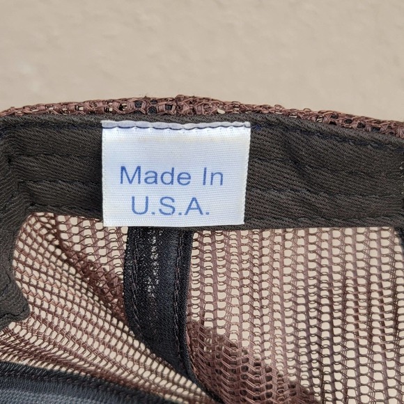 Vtg I AM Local 175 New York PA Camo TruckerHat - Picture 7 of 7